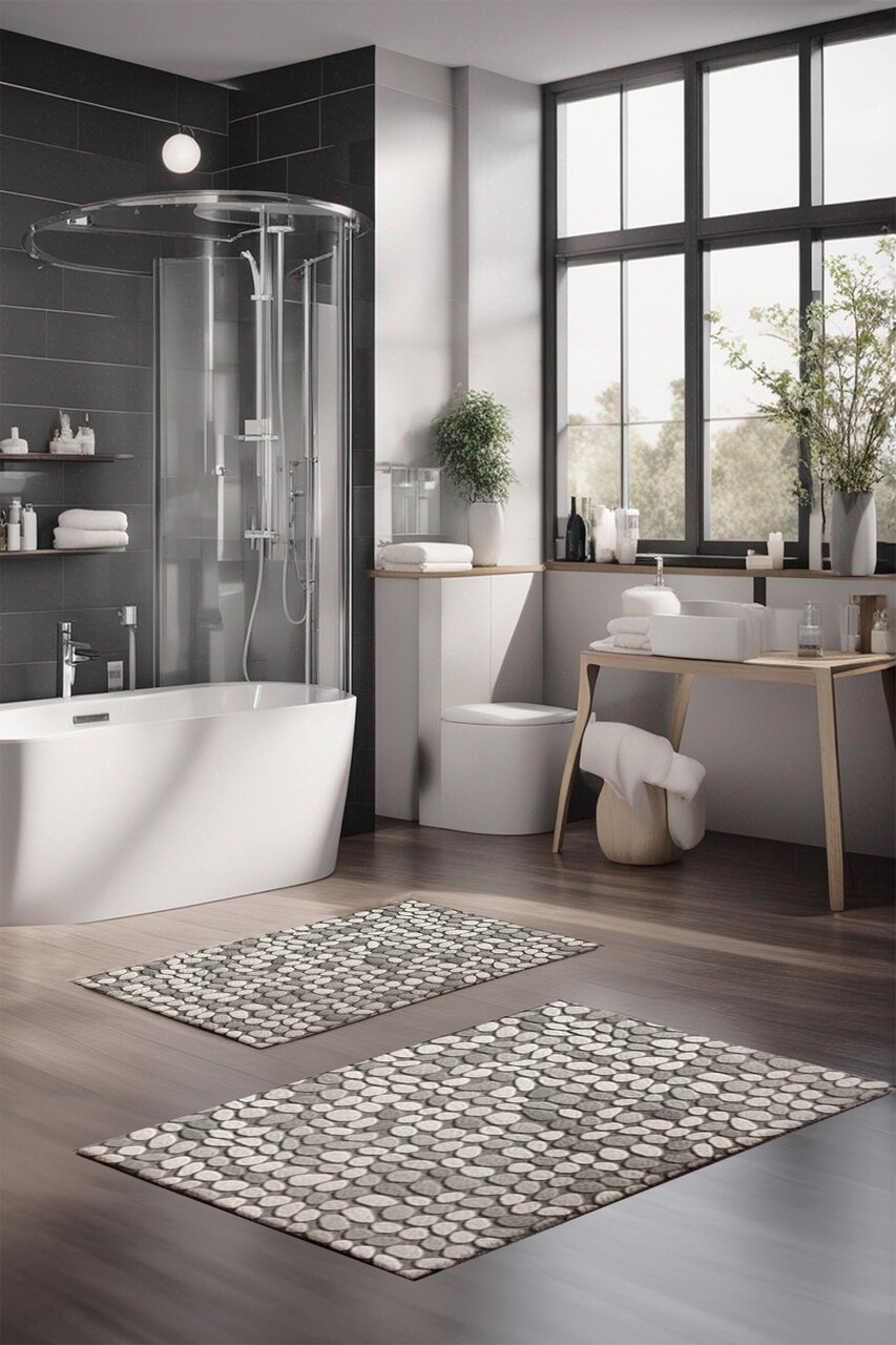 Set covorase de baie, L'essentiel Maison, CT-5347, Multicolor - imagine 4